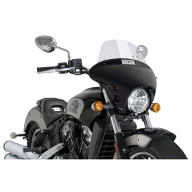 Pare-brise transparent PUIG Batwing SML Touring pour Indian