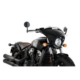 PUIG Batwing SML Sport Pare-brise Transparent Fumé pour Indian Bobber Scout