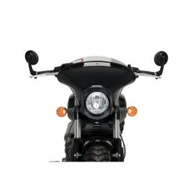 PUIG Batwing SML Sport Pare-brise Transparent Fumé pour Indian Bobber Scout