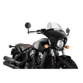 Cupolino PUIG batwing SML touring fumè chiaro per Indian bobber scout