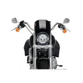 PUIG Demi-carénage Pare-brise Noir pour Harley Davidson Softail Low Rider