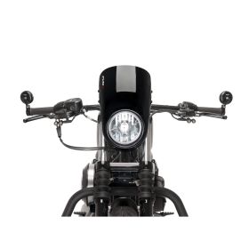 PUIG Halbverkleidung Schwarzes Windschild für Harley Davidson