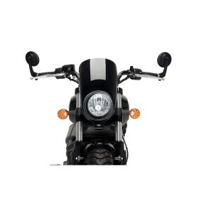 PUIG half-fairing black 385x250mm for Indian