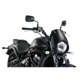 Carénage semi-caréné noir PUIG pour Kawasaki Vulcan S