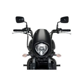 Carénage semi-caréné noir PUIG pour Kawasaki Vulcan S