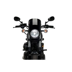 Carénage semi-caréné noir PUIG homologué ABE pour Yamaha