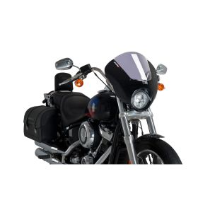 Cupolino PUIG semicarenato fumè chiaro per Harley davidson softail low rider