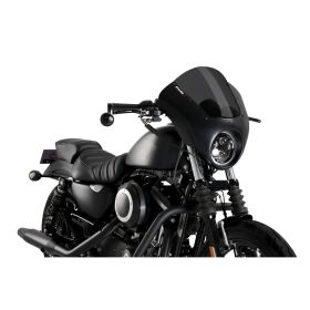 Cupolino PUIG semicarenato fumè scuro per Harley davidson
