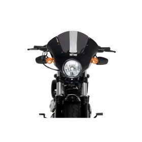 Cupolino PUIG semicarenato fumè scuro per Harley davidson
