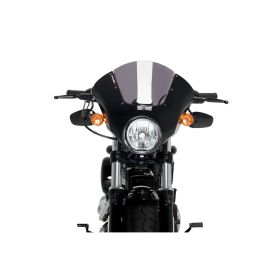 Pare-brise léger fumé demi-caréné pour Harley Davidson