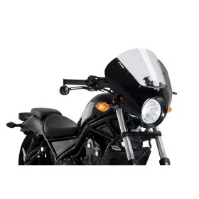 Cupolino PUIG semicarenato fumè chiaro per Honda rebel