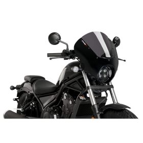 Écran demi-carénage fumé foncé PUIG pour Honda Rebel