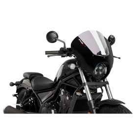 Cupolino PUIG semicarenato fumè chiaro per Honda rebel