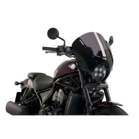 Cupolino PUIG semicarenato fumè chiaro per Honda rebel