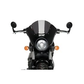 Cupolino PUIG semicarenato fumè scuro per Indian bobber scout