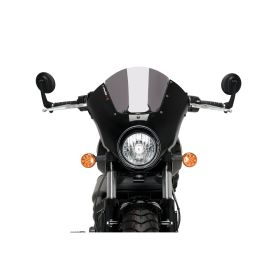 PUIG Halbschalen-Lichtrauch-Windschutzscheibe für Indian Bobber Scout