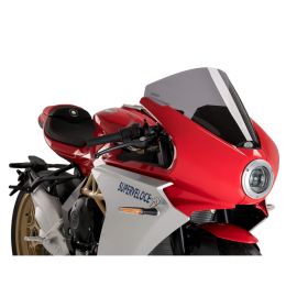 PUIG r-racer dark smoke windscreen ABE approved for MV Agusta