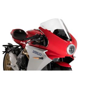 Cupolino PUIG r-racer trasparente omologato ABE per Mv agusta