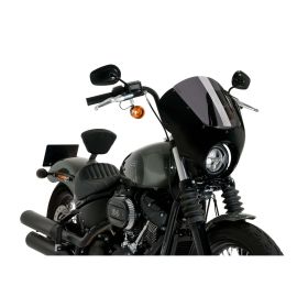 PUIG Dark Smoke Demi Carénage pour Harley Davidson Softail Street Bob