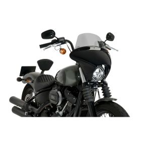 Cupolino PUIG batwing SML touring fumè chiaro per Harley davidson softail street bob
