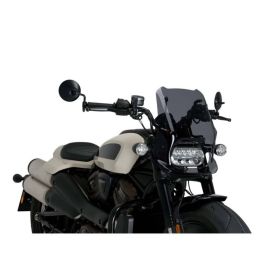 Cupolino PUIG naked sport fumè scuro per Harley davidson sportster s