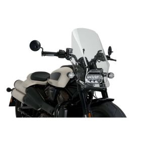 Cupolino PUIG Naked touring trasparente per Harley davidson sportster s