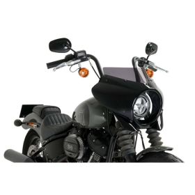 PUIG Dark Smoke Semi-Faired Windscreen for Harley Davidson Softail Street Bob