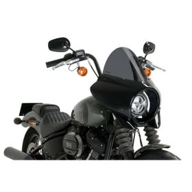 PUIG Dark Smoke Half Fairing for Harley Davidson Softail Street Bob
