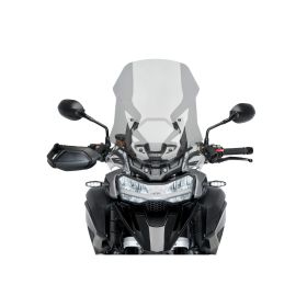 Cupolino PUIG touring fumè chiaro omologato ABE per Triumph