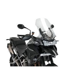 PUIG Touring transparente Windschild ABE genehmigt für Triumph