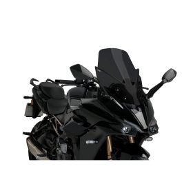 Cupolino PUIG touring fumè scuro 545x395mm per Suzuki