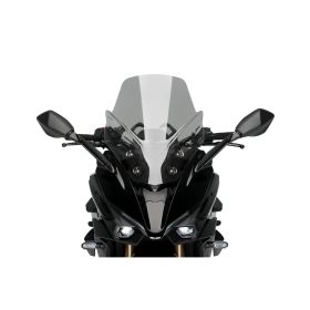 PUIG touring windshield light smoke 545x395mm for Suzuki