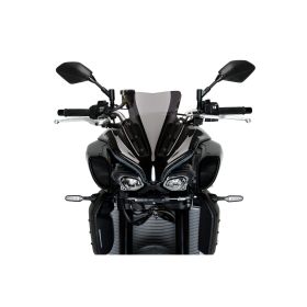 PUIG Carénage nu en fumée noire homologué ABE pour Yamaha