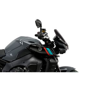 PUIG Carénage nu en fumée noire homologué ABE pour Yamaha
