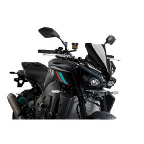 Cupolino PUIG naked sport nero omologato ABE per Yamaha