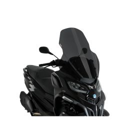 PUIG V-Tech Touring Dunkelrauch Windschild für Piaggio