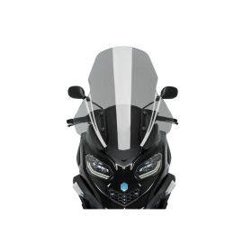 PUIG V-Tech Touring Light Smoke Windscreen for Piaggio