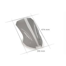 PUIG touring smoked light windscreen for Kawasaki KLR