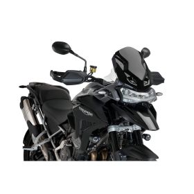 Pare-brise PUIG sport noir 300x315mm approuvé ABE pour Triumph