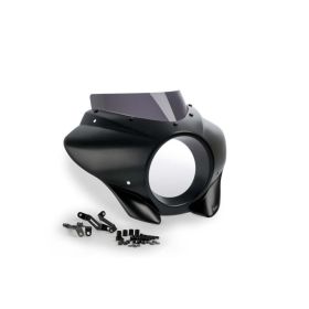 Cupolino PUIG semicarenato fumè scuro per Harley davidson softail street bob