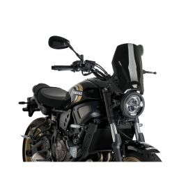 PUIG carénage sportif nu noir homologué ABE pour Yamaha xsr