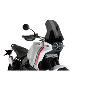 PUIG dark smoke touring windscreen for Ducati Desert X