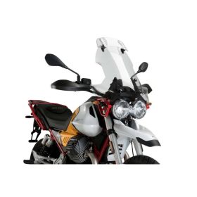 Cupolino PUIG touring con deflettore trasparente per Moto guzzi