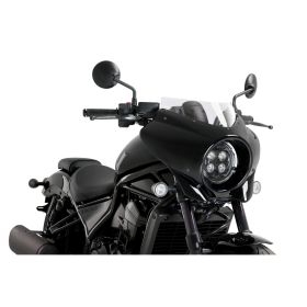 Pare-brise transparent demi-carénage PUIG pour Honda Rebel