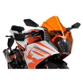 Cupolino PUIG z-racing arancio 525x420mm omologato ABE per Ktm