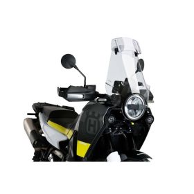 Cupolino PUIG touring con deflettore trasparente per Husqvarna