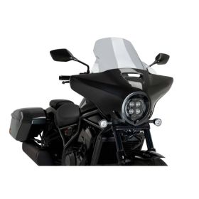 PUIG Hochstraße Touring Leichtrauch Windschutzscheibe für Honda Rebel Touring