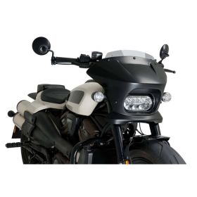 PUIG halbverkleidete leicht getönte Windscheibe für Harley Davidson Sportster S