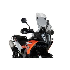 Cupolino PUIG touring con deflettore fumè chiaro per Ktm