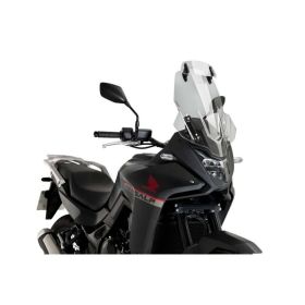 PUIG touring windscreen with clear deflector for Honda Transalp
